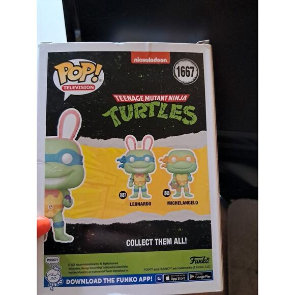 Funko Pop! Vinyl: Teenage Mutant Ninja Turtles - Leonardo #1667 - Picture 2 of 3